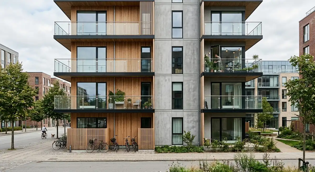 Integrering af glasværn til byggeri i moderne arkitektur